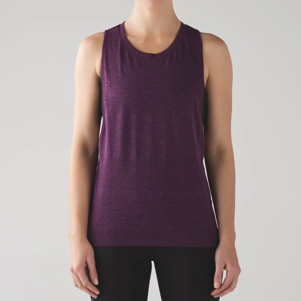 Lululemon Breeze By‎ Muscle Tank in Aurora / Black